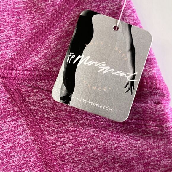 Free People Movement Just Breathe Leggings Hibiscus High Rise Size XS - Picture 7 of 13